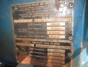 Caminhão Mercedes Bens L 1114 Tanque Pipa Bombeiro