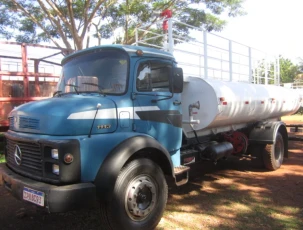 Caminhão Mercedes Bens L 1114 Tanque Pipa Bombeiro