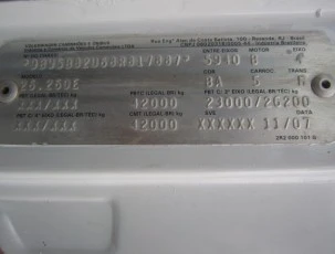 Caminhão Volkswagen Worker 26-260E