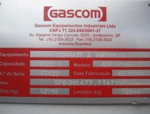 Caminhão Mercedes Bens Atron 2729 Tanque Gascom Pipa Bombeiro
